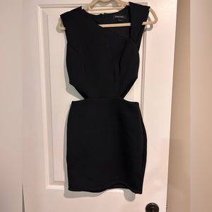 Black new going out dress with cut outs on the sides